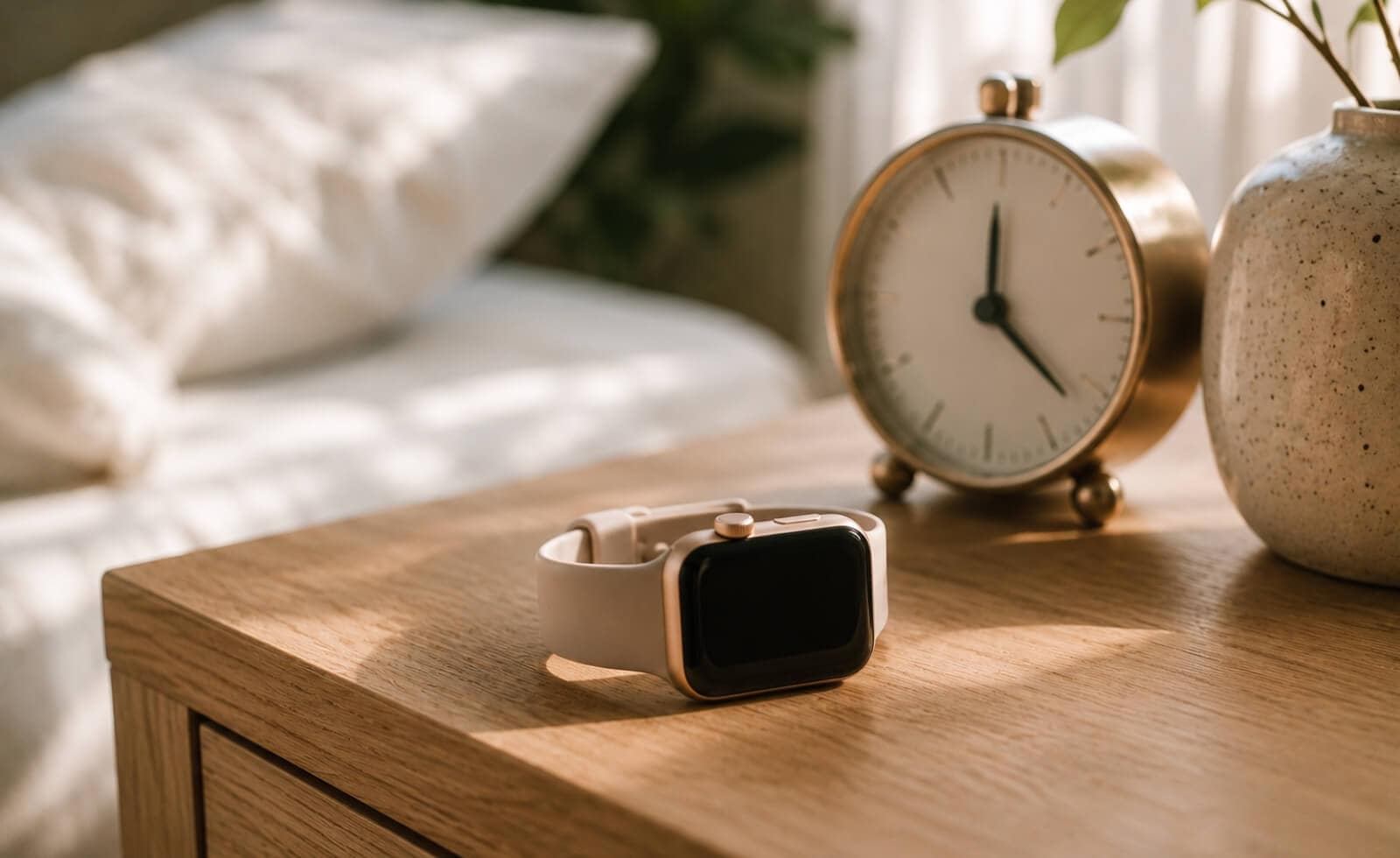 Montre connectée utilisée pour suivre le sommeil, symbole du biohacking en 2026